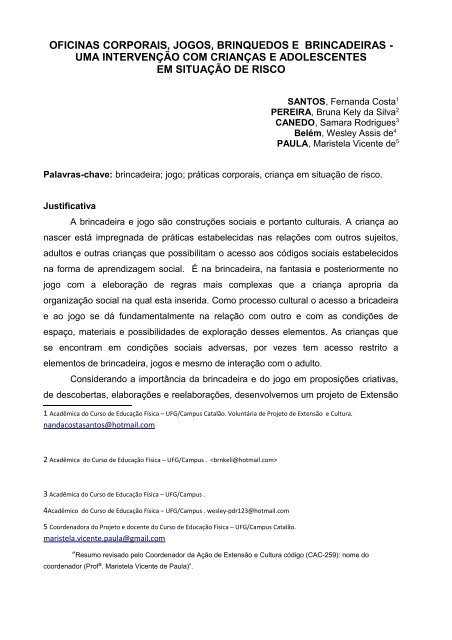 Jogos e Brincadeiras, PDF, Física