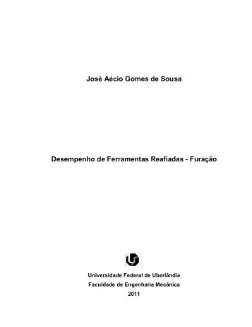 José Aécio Gomes de Sousa Desempenho de Ferramentas ...