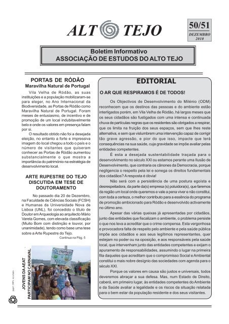 ALT TEJO - Associação de Estudos do Alto Tejo