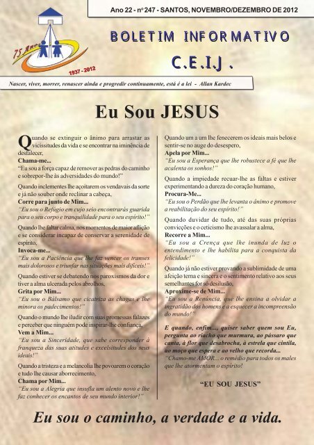 O Cristo que sorri – O BOLETIM