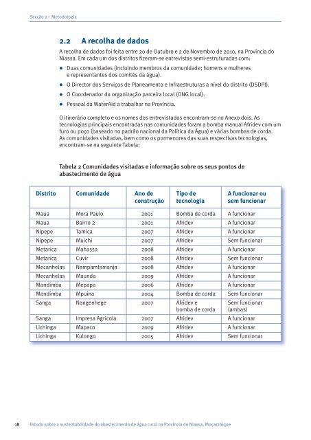 Estudo sobre a sustentabilidade do abastecimento de ... - Cebem