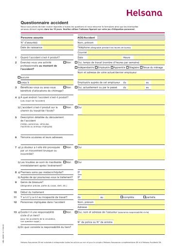 Questionnaire accident (PDF)
