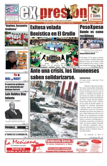 Edición: 143 Agosto/Septiembre/2010 - Marcha Viva El Grullo de ...