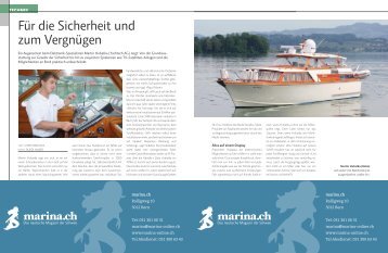 Für die Sicherheit und zum Vergnügen - boot24.ch