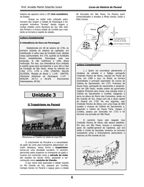 história do paraná - curso cea