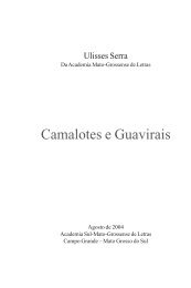 Camalotes e Guavirais - Academia Sul-Mato-Grossense de Letras