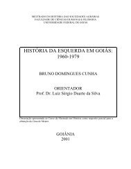 LUGARES E RITOS DA MORTE NAS JUSTIFICATIVAS  - UFG