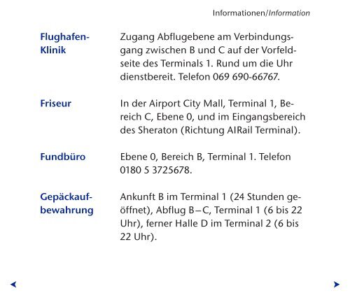 Frankfurter Flugplan