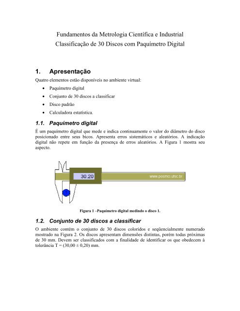 Instruções PDF - Labmetro