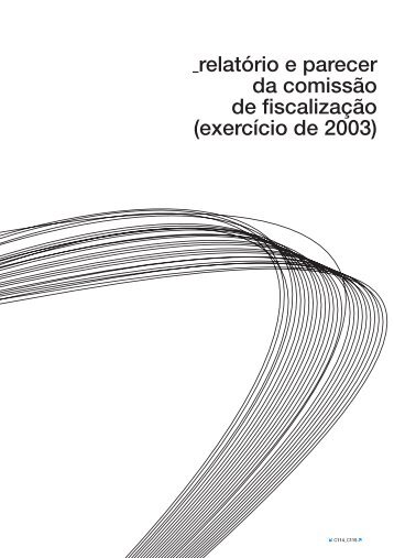 Relatório e parecer da Comissão de Fiscalização - CP