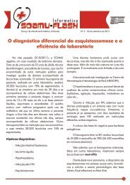 O diagnóstico diferencial da esquistossomose e a eficiência do ...