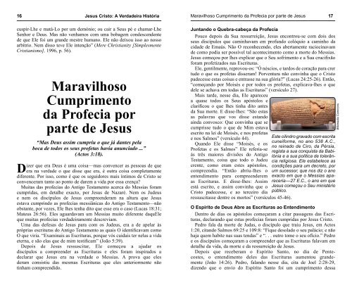 Jesus Cristo: A Verdadeira História - A Boa Nova - Uma revista de ...