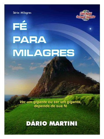 paginas - fé para milagres - Semeadores de Fogo