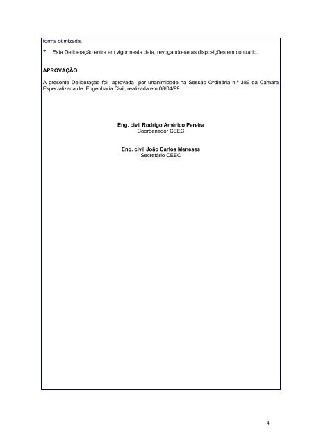 ceec institui sobre procedimentos para conceder acervo ... - Crea-ES