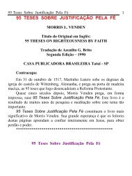 95 TESES SOBRE JUSTIFICAÇÃO PELA FÉ - Webnode