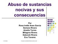 Abuso de sustancias nocivas y sus consecuencias