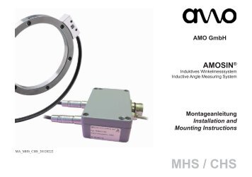 MHS / CHS - AMO - Automatisierung Messtechnik Optik GmbH