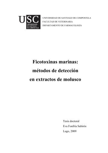 TESIS FICOTOXINAS MARINAS EVA FONFRIA