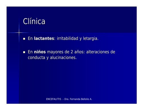 ENCEFALITIS - Medicina de Urgencia UC