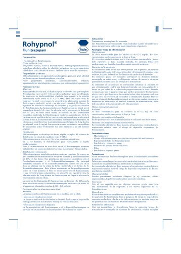 Rohypnol® - Roche Uruguay