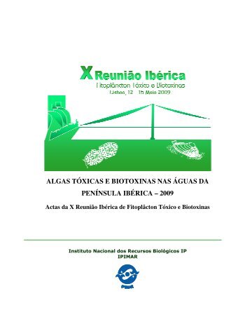 algas tóxicas e biotoxinas nas águas da península ibérica ... - Ipimar