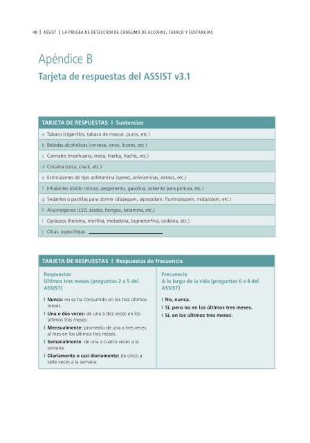 (ASSIST): Manual para uso en - PAHO/WHO
