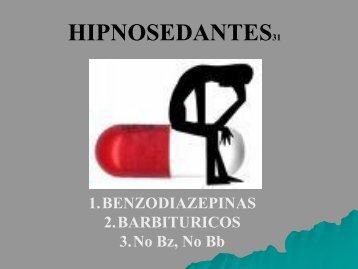 HIPNOSEDANTES CLASIFICACION - Farmacologia Virtual