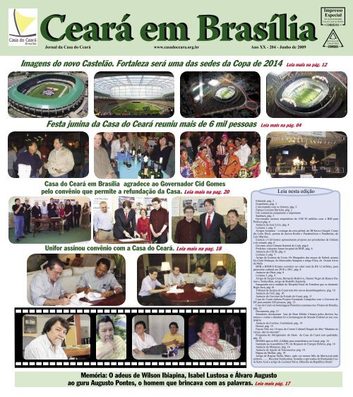 Festa junina da Casa do Ceará reuniu mais de 6 mil pessoas Leia ...