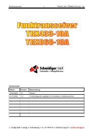 Transceivermodul 1 TRX433-10A / TRX868-10A (Vers. 1.0 ...