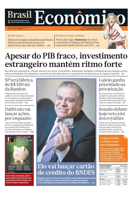 Estrangeiro vê Brasil com cautela no curto prazo, mas perspectivas são  positivas, diz Flávio Souza, CEO do Itaú BBA - Inteligência Financeira