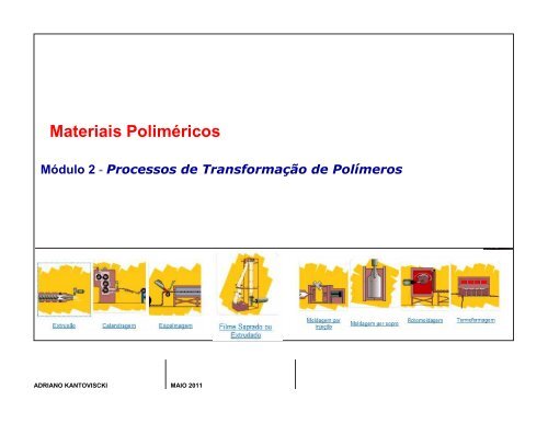 Processos de Transformação de Polímeros