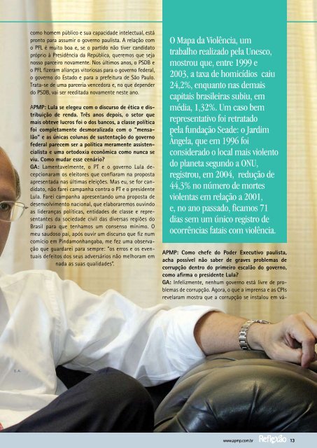 Geraldo Alckmin - Associação Paulista do Ministério Público