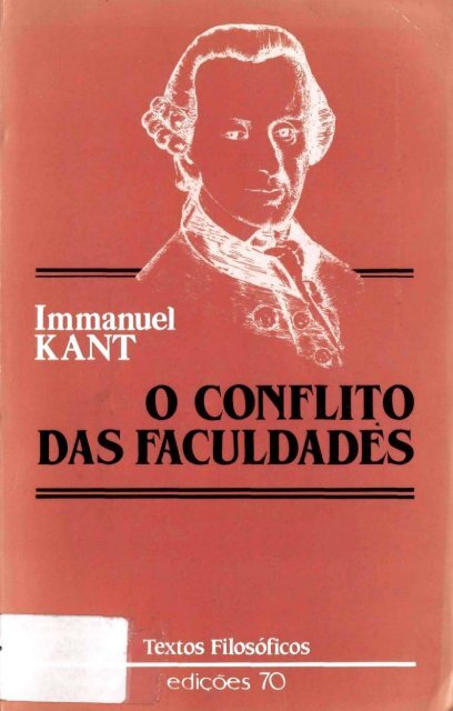 O CONFLITO DAS FACULDADES - OUSE SABER!