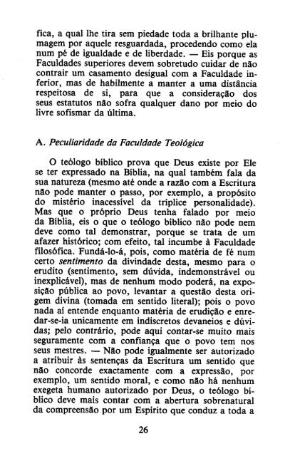 O CONFLITO DAS FACULDADES - OUSE SABER!