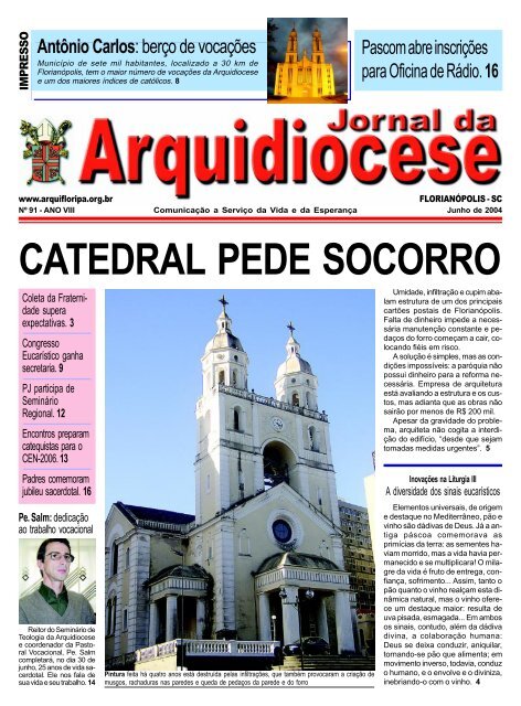 Páginas - ed. 91 - Todas - Arquidiocese de Florianópolis