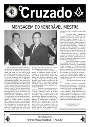 Jornal O CRUZADO - MARÇO/2009 - A:.R:.L:.S:. Cavaleiros da Luz ...
