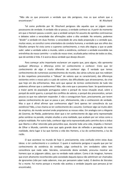 O texto da Beatriz