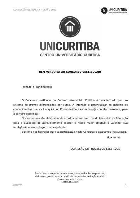 Direito - Unicuritiba