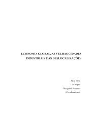 Economia Global, as Velhas Cidades Industriais e as