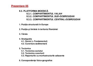 Prezentare 5 - Platforma Moesică - Doru Juravle
