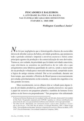 Pescadores e baleeiros - Revista Afro-Ásia - Universidade Federal ...