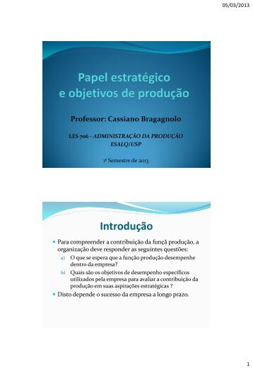 Papel estratégico.pdf - Economia, Administração e Sociologia - USP