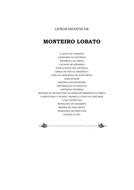 Monteiro Lobato - A Chave do Tamanho (pdf) (rev)
