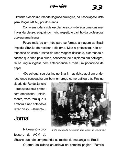 Caminhos - A história da família Miki - Imigrantesjaponeses.com.br