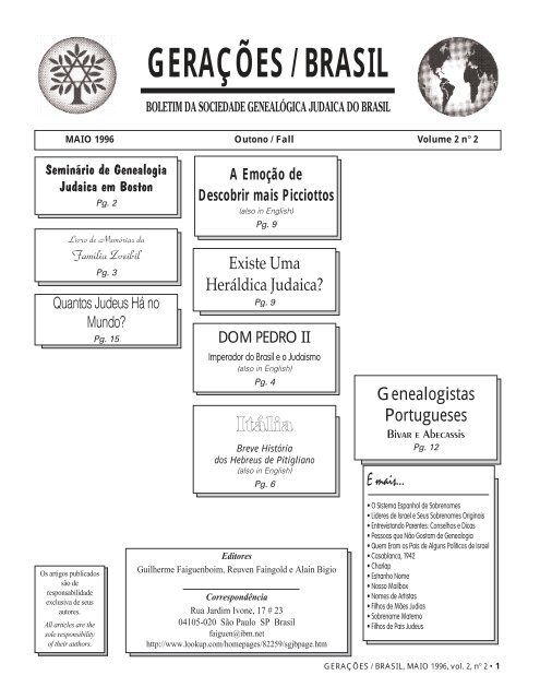 Dicionário Sefaradi de Sobrenomes - Arquivo Histórico Judaico