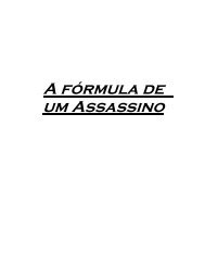 A fórmula de um assassino - Betho Ragusa - Cia. Atelie das Artes