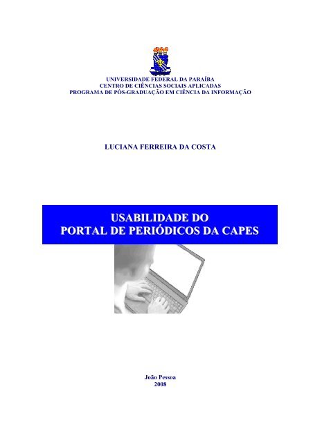 usabilidade do portal de periódicos da capes - DSpace/UFPB (REI ...