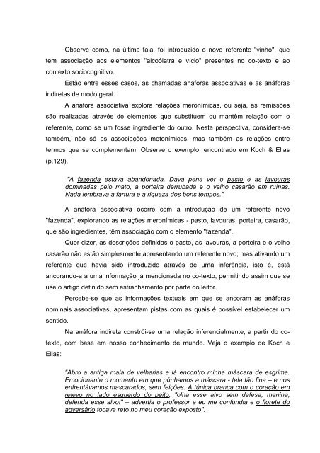 OS ELEMENTOS DE REFERÊNCIA NO TEXTO NARRATIVO THE ...