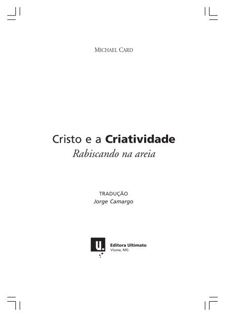 Cristo e a Criatividade Rabiscando na areia