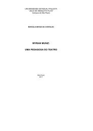 MYRIAN MUNIZ: UMA PEDAGOGA DO TEATRO - Unesp